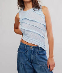 Free People - Pink Sands Smocked Top