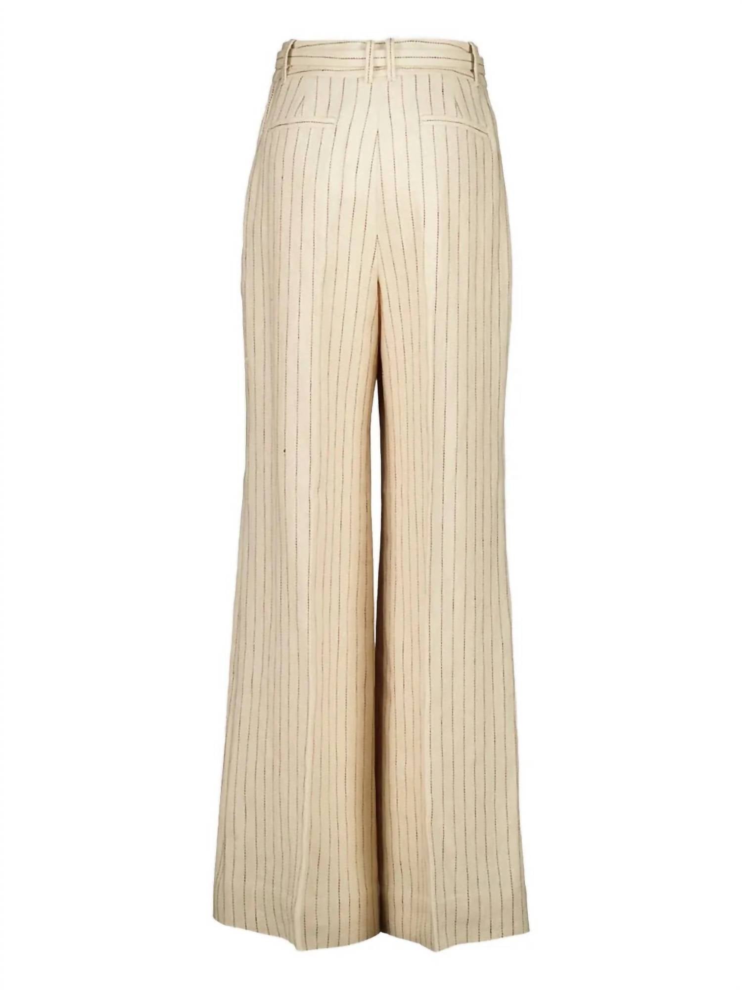 Zimmermann - Rebellion Pinstripe Wide Pants
