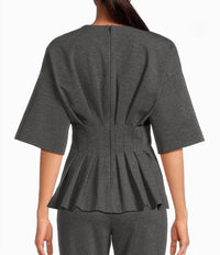 Natori - Compact Knit Pleat Release Top