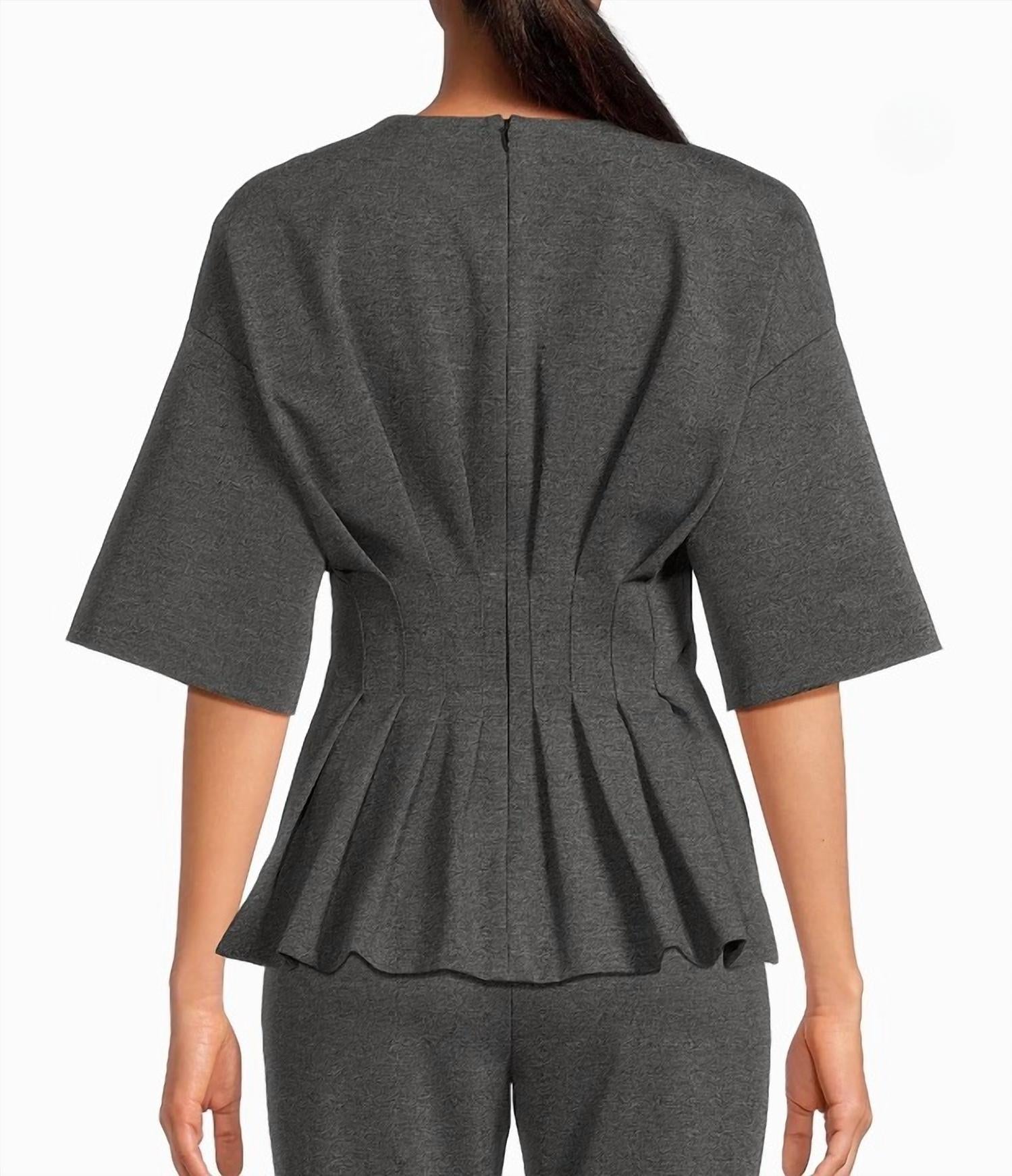 Natori - Compact Knit Pleat Release Top