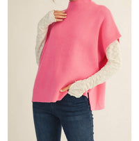 Jodifl Everything Is Good Sweater in bubblegum - women's sweater