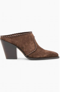 Dolce Vita Women's Jolyn Leather Mule in dark brown - women's shoe
