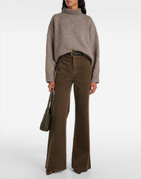 Nili Lotan - Anna Corduroy High-rise Wide Leg Pants