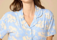 Softies - Aria Slim Notch Collar Short Pajama Set