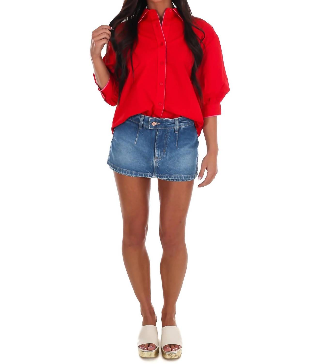 Day + Moon - Women's Crush Worthy Button Down Top
