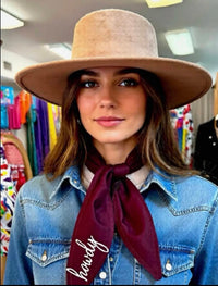 Funky Soul - Women's Howdy Embroidered Scarf