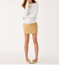 Lilly Pulitzer Colette Shimmer Mini Skirt in gold metallic - women's skirt - view 5