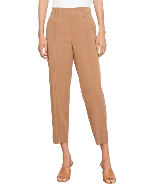 Vince - MID-RISE PLEATED PULL-ON PANT