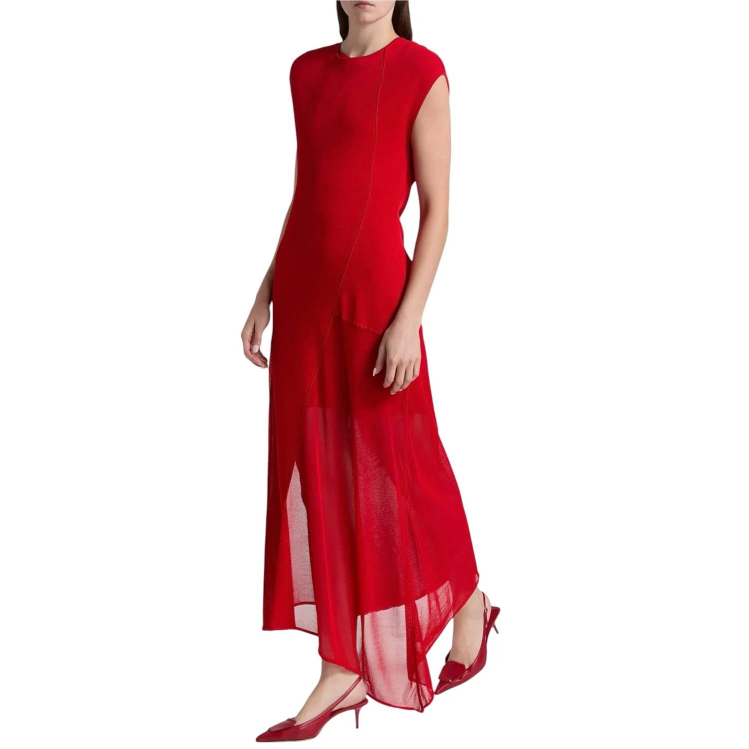 Jason Wu - Asymmetrical Seamed Maxi Dress