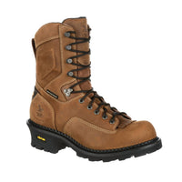 Georgia Boot - Men's Comp-toe Comfort Core Logger Climber 9" Waterproof Work Boot