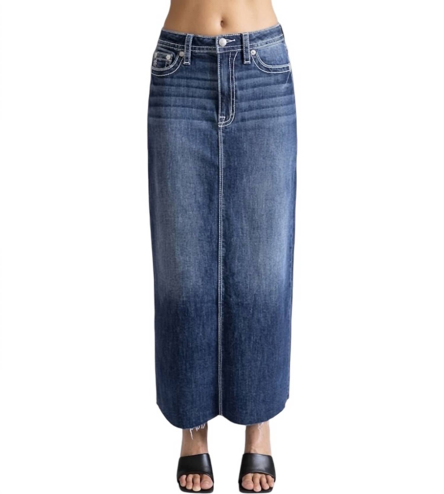 Miss Me - Mid Rise Maxi Skirt