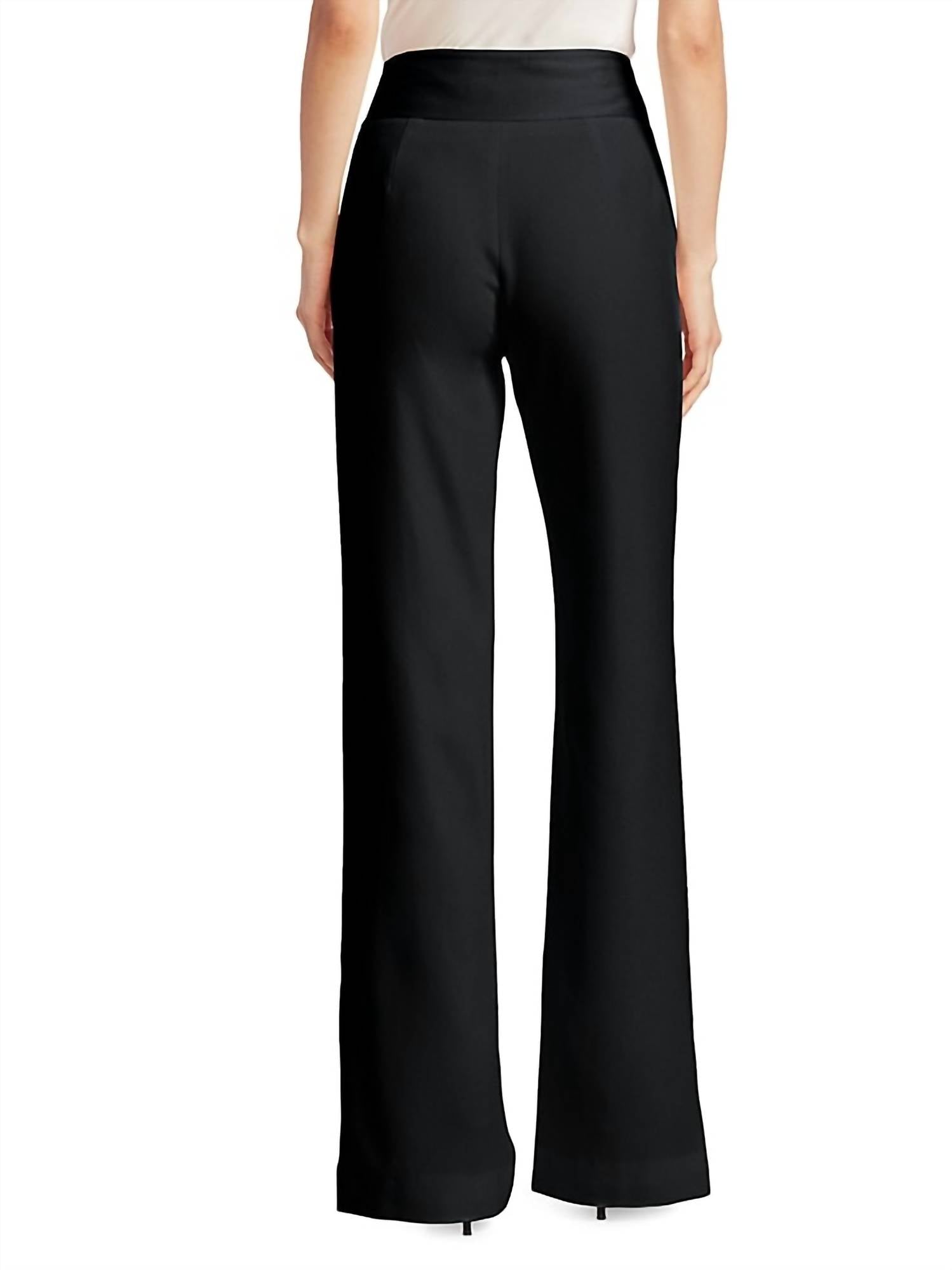 Jonathan Simkhai - ARIAH CREPE SATIN FRONT SLIT PANT