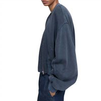 CLOSED Women's Bomber Jacket in smokey blue - women's jacket - alternate view