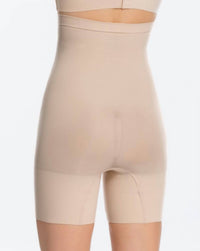 Spanx Higher Power Short - Plus in nude - women's intimate - detail view