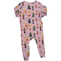 Pink Chicken - Kids Bamboo Nutcracker Romper
