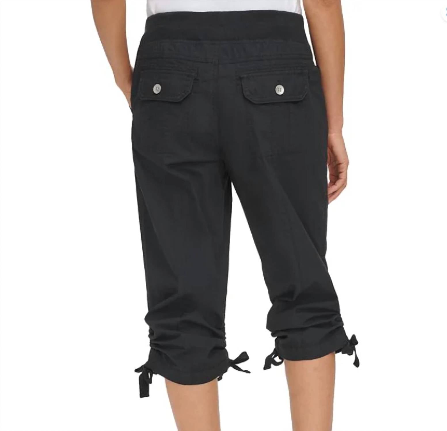 Calvin Klein - Women's Convertible Cargo Capri Pants