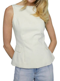 Line And Dot - Adelaide Cotton Front Pocket Top