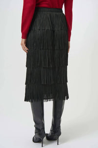 Joseph Ribkoff - Pandora Pleated Pencil Midi Skirt