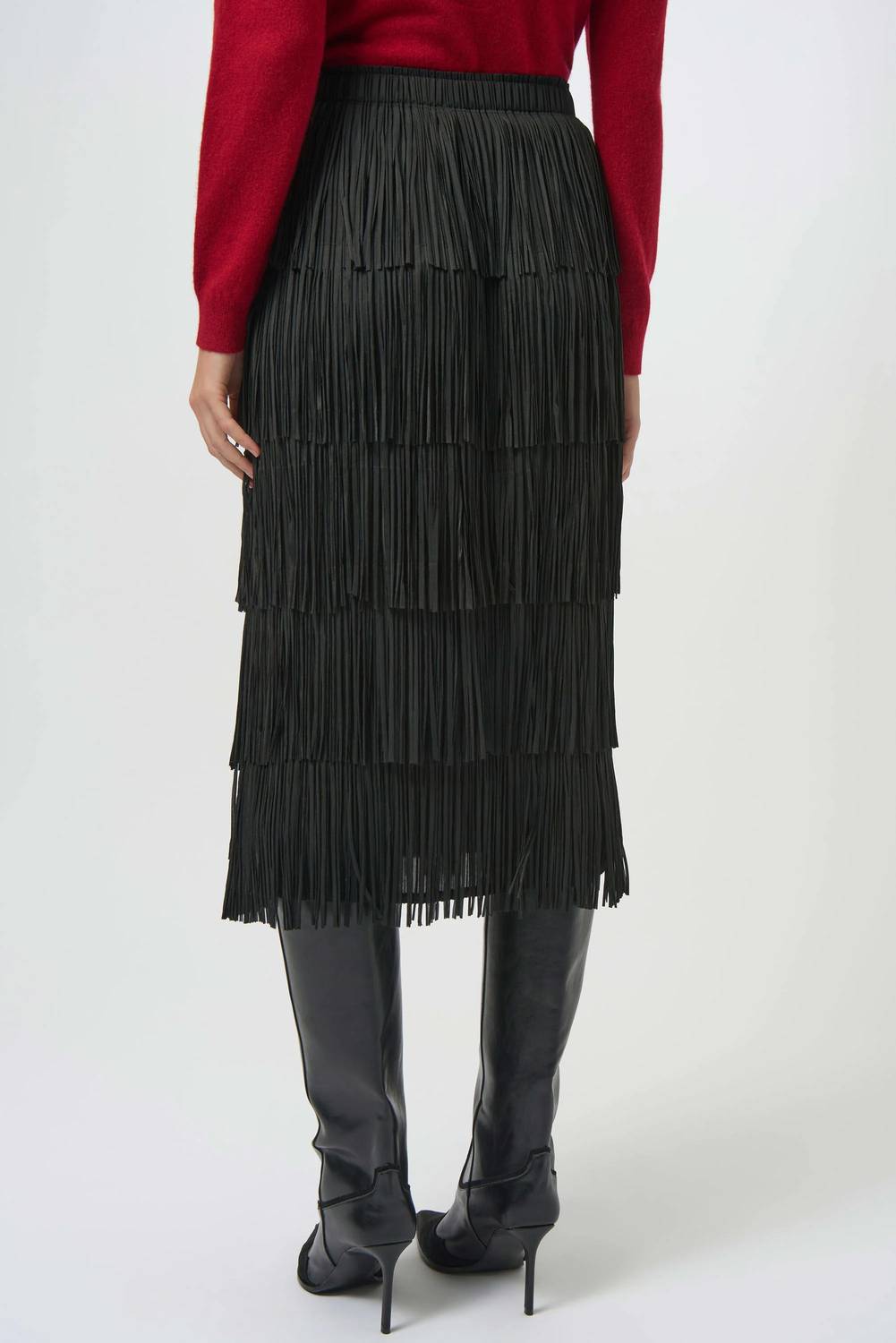 Joseph Ribkoff - Pandora Pleated Pencil Midi Skirt