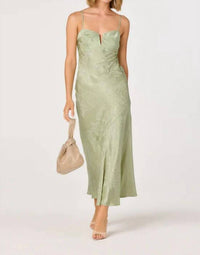 Astr - Tyla Satin Bias-Cut Maxi Dress