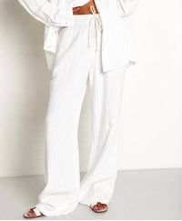 Donni. - BUBBLE GAUZE PANT