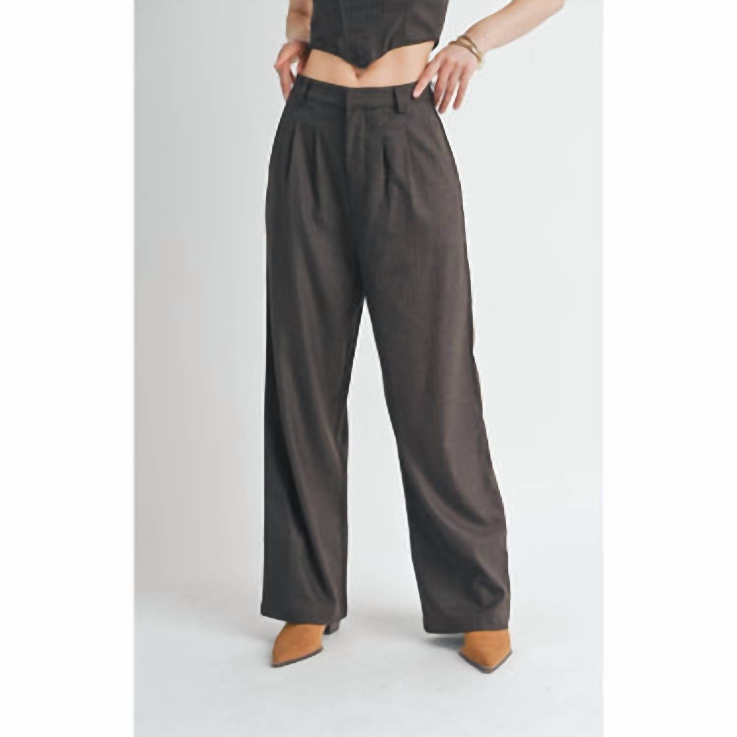 Sage The Label - Trust Me Pleated Trousers