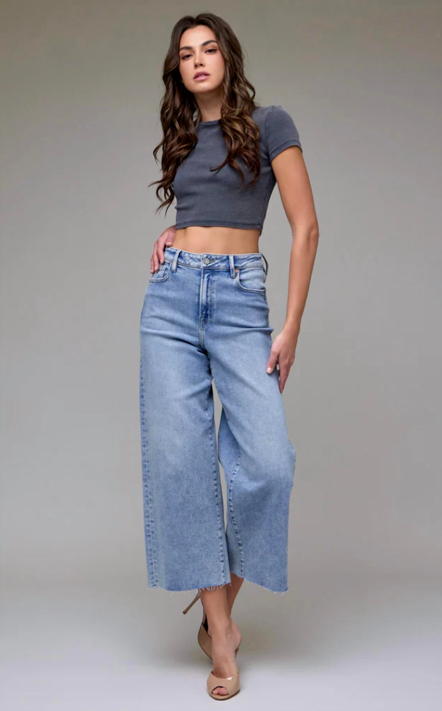 Hidden - Nori Wide Leg Jeans