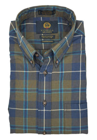 Viyella - Men's Check Button Down Shirt