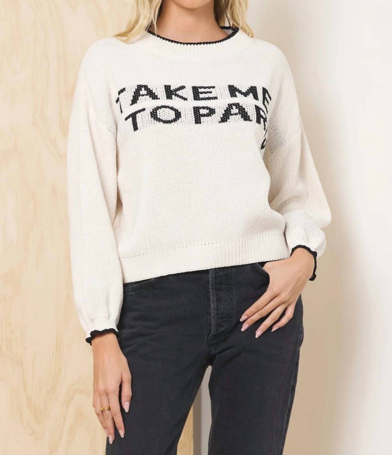 Vintage Havana - Take Me To Paris Sweater