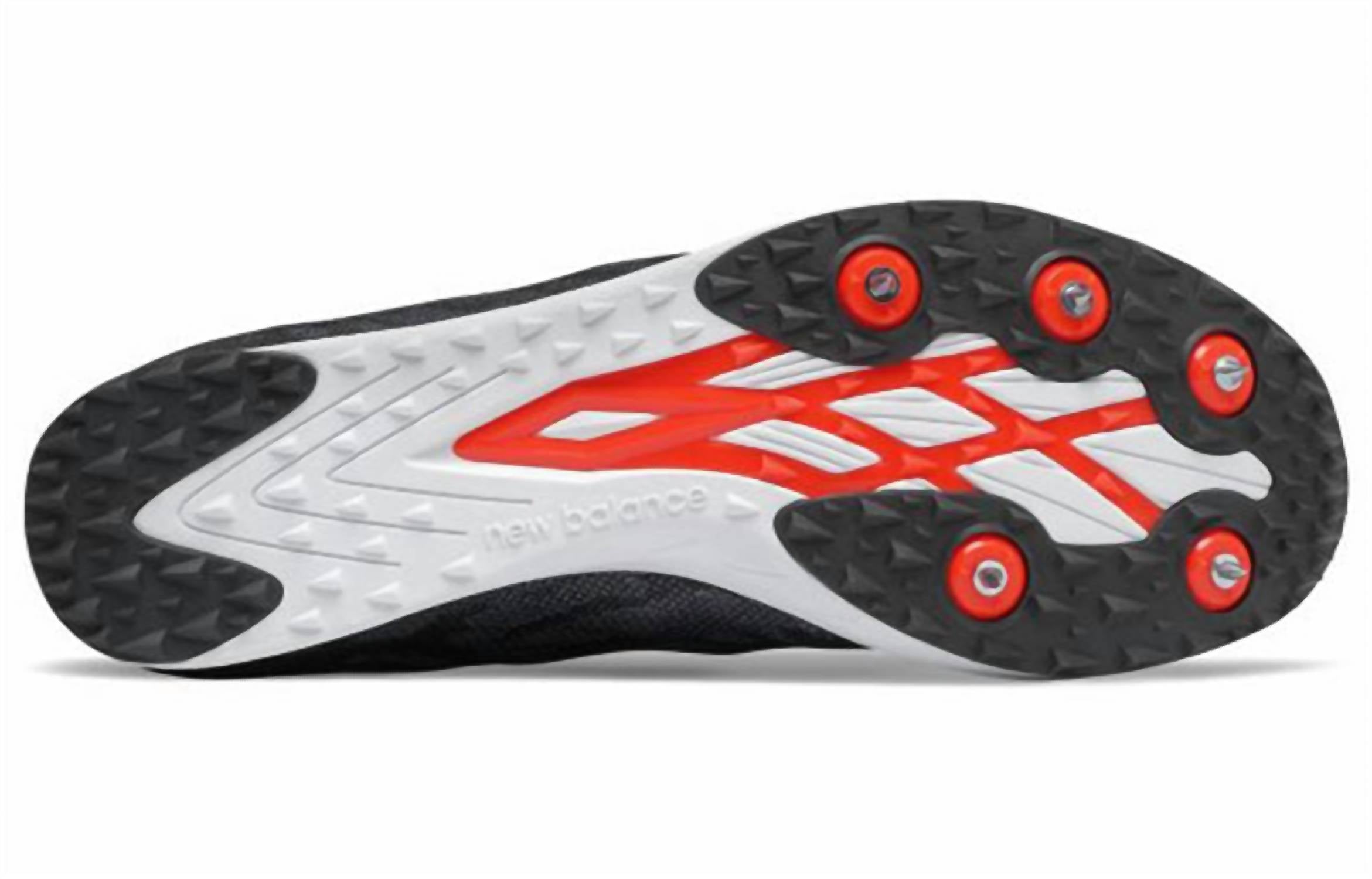 New Balance Men's Series V5 Track Spike Shoes in black silver - men's shoe - view 4