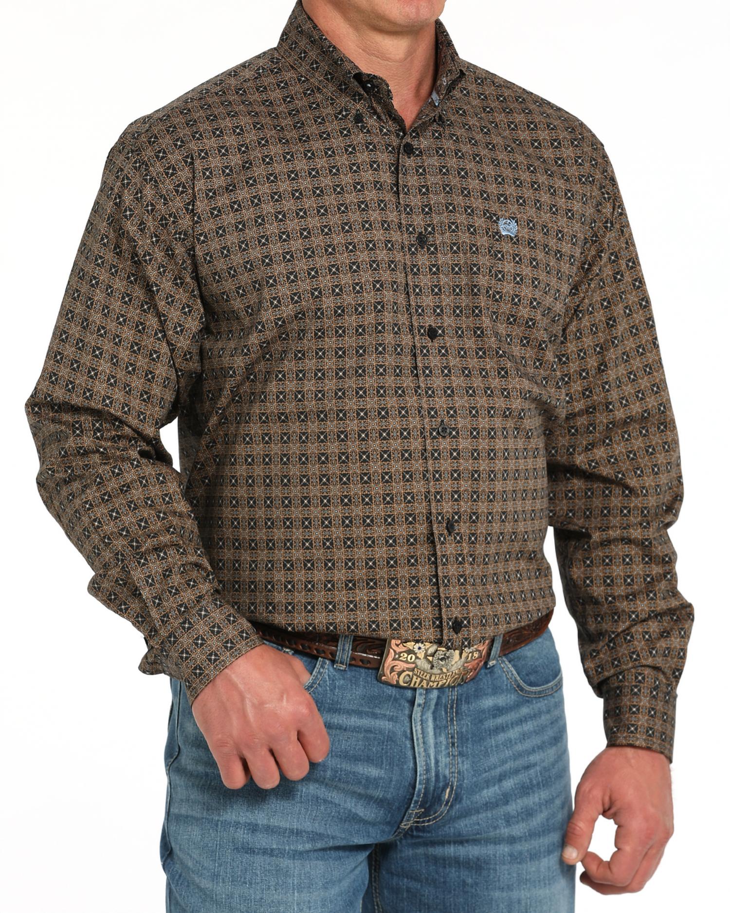 Cinch - Classic Print Button Down Shirt