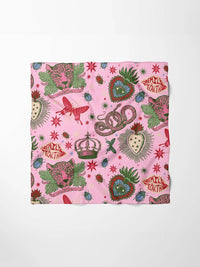 Emily McCarthy Iconic Joy Scarf in pink - women's scarf