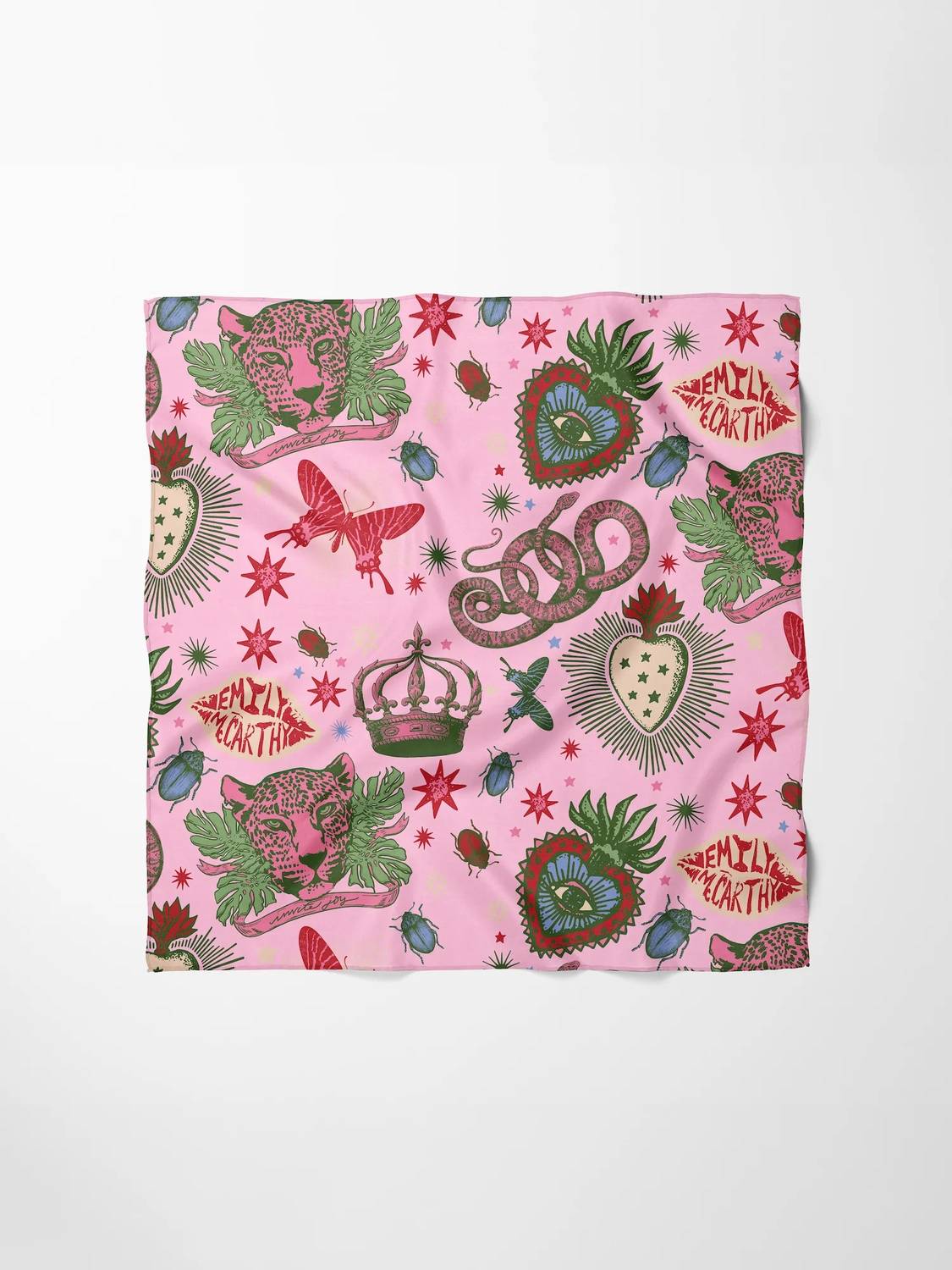 Emily McCarthy Iconic Joy Scarf in pink - women's scarf