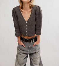 Free People - GEO FLORAL CARDIGAN