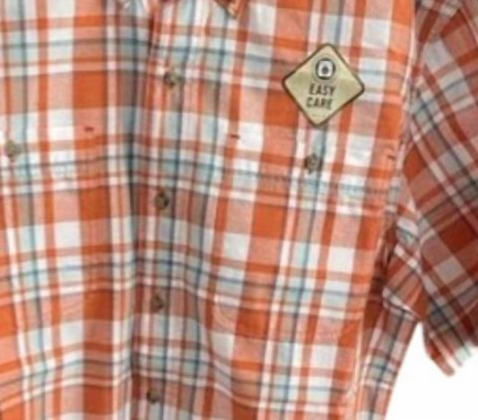 Wrangler - Men's Short Sleeve Plaid Button Up Shirt