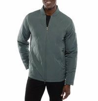 TravisMathew Come What May Jacket in balsam green - men's jacket