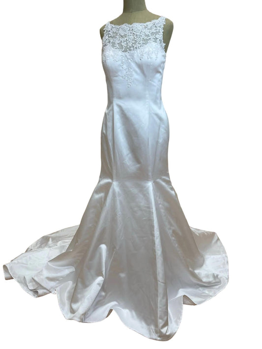 Mary'S Bridal - Women's Floral Lace Mermaid Wedding Dress