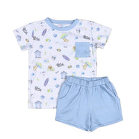 Baby Loren - Boy's Sandy Toes Shorts Set
