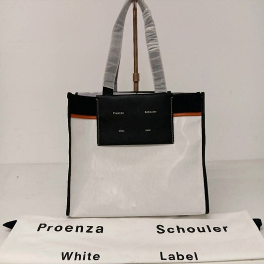 Proenza Schouler White Label - Women's Xl Morris Coated Canvas Tote Crimson Bag