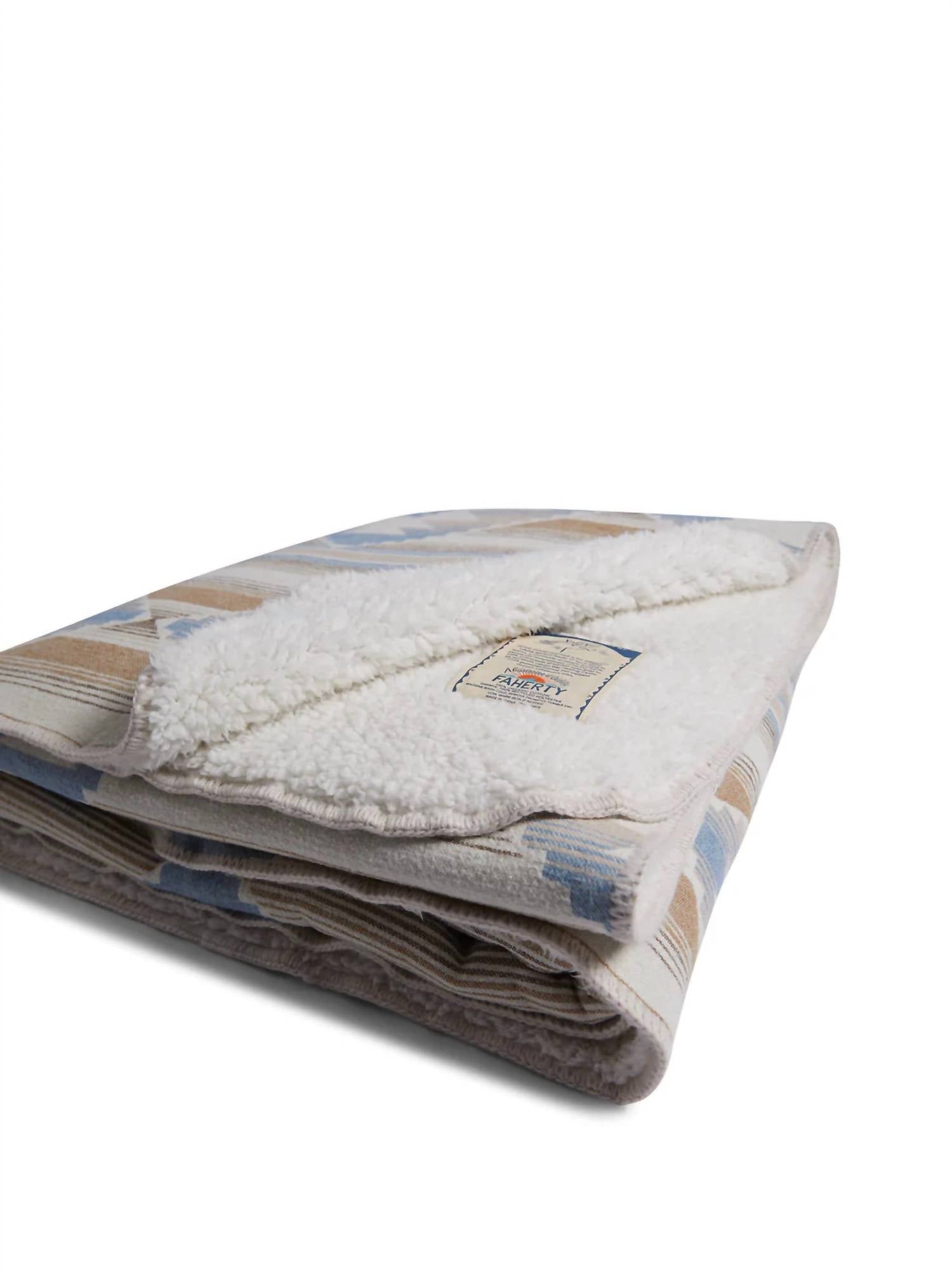 Faherty - Recycled High Pile Fleece Blanket