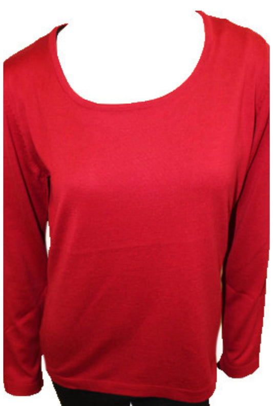 Long Sleeve Scoop Top