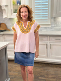 Ivy Jane - Border Popover Top