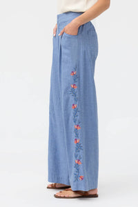 Johnny Was - ELIZABETH WIDE LEG PLEAT PANT