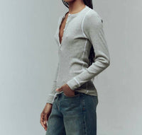 The Great. - Baby Rib Henley Top