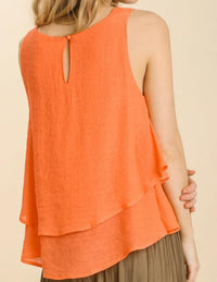 Umgee - Sleeveless Layered Top