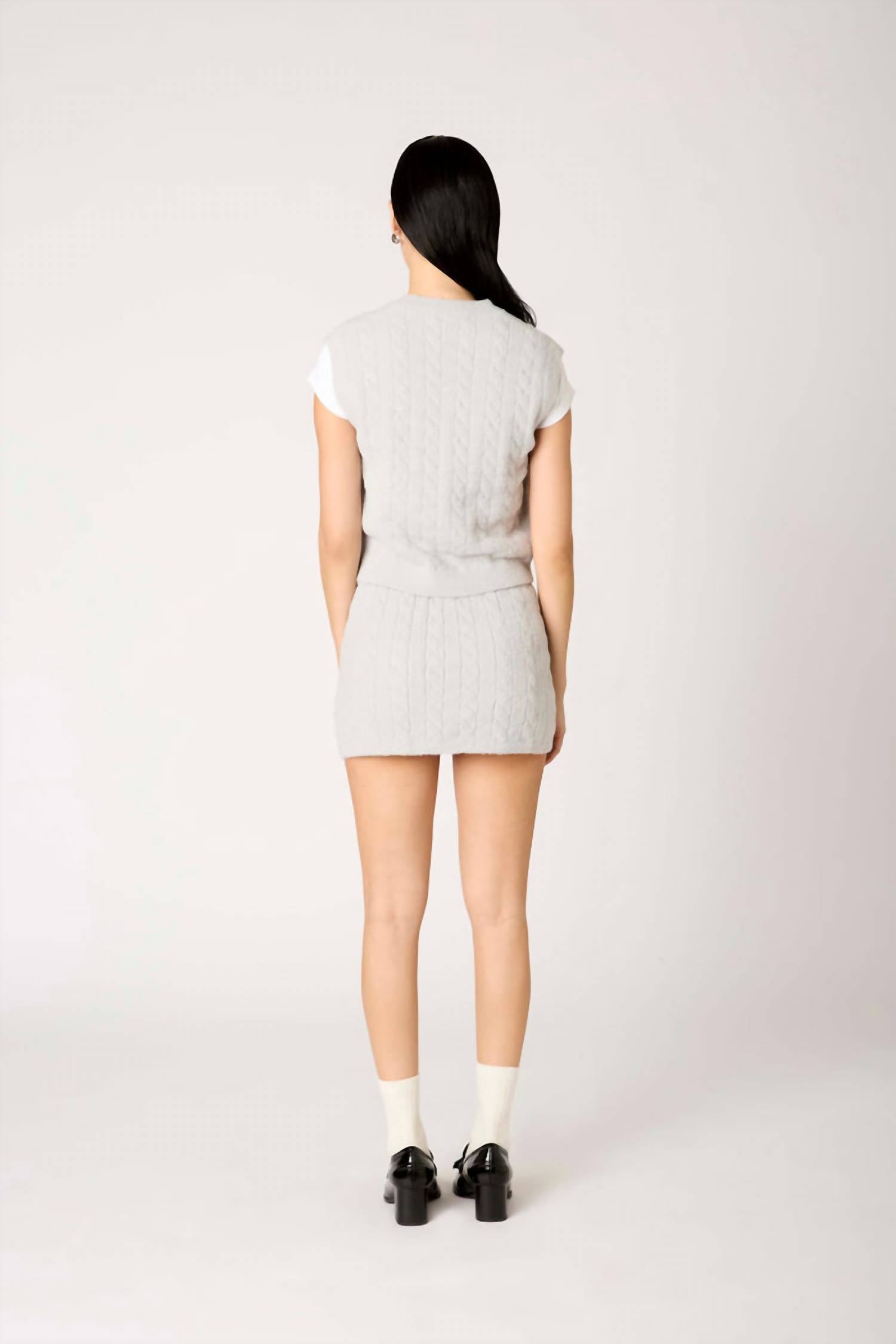 Nia - Olivine And Evie Sweater Skort Set