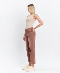 Vervet By Flying Monkey - Super High Rise 90s Vintage Crop Flare Jeans