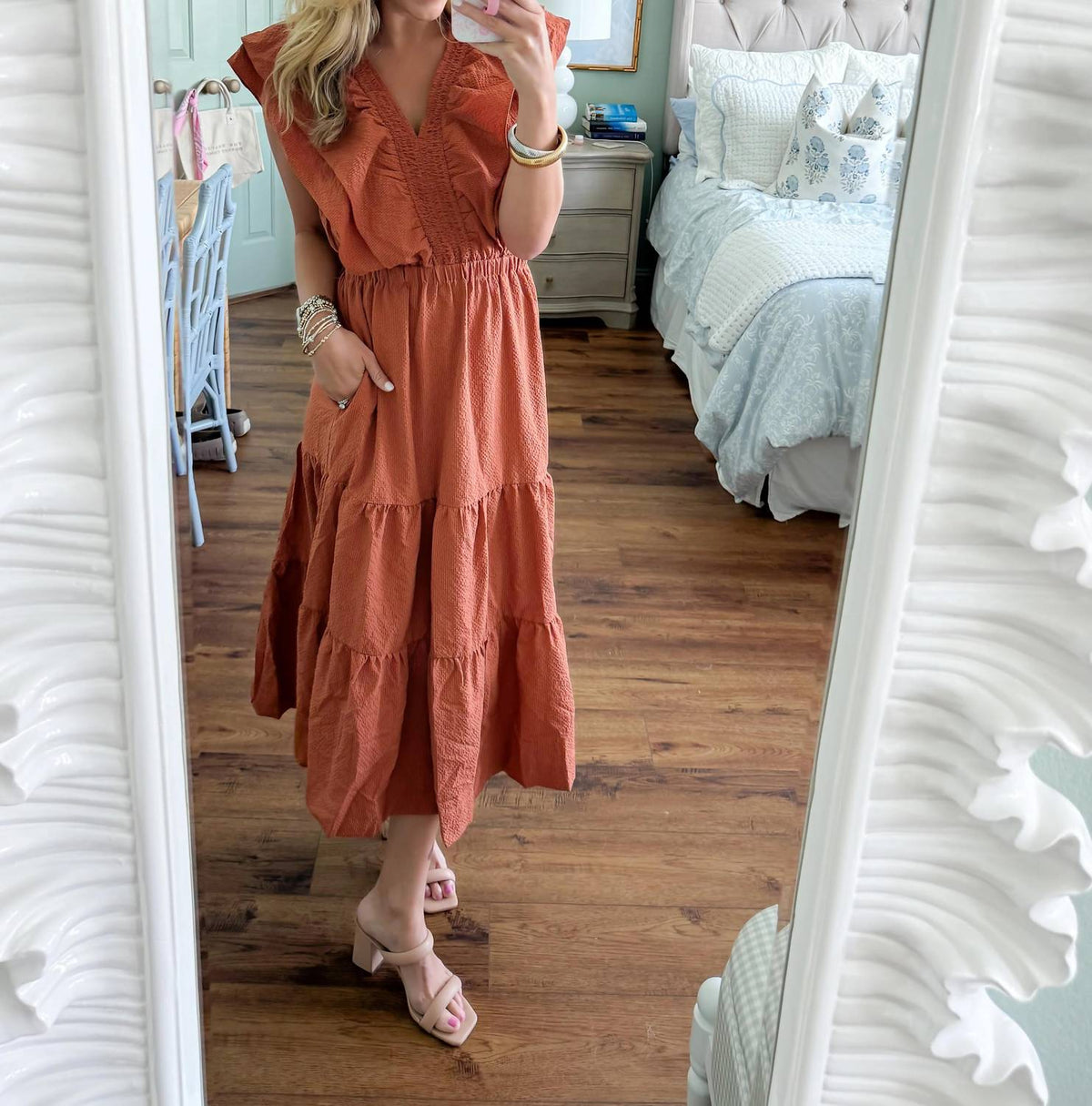 Thml - Ruffle Midi Dress