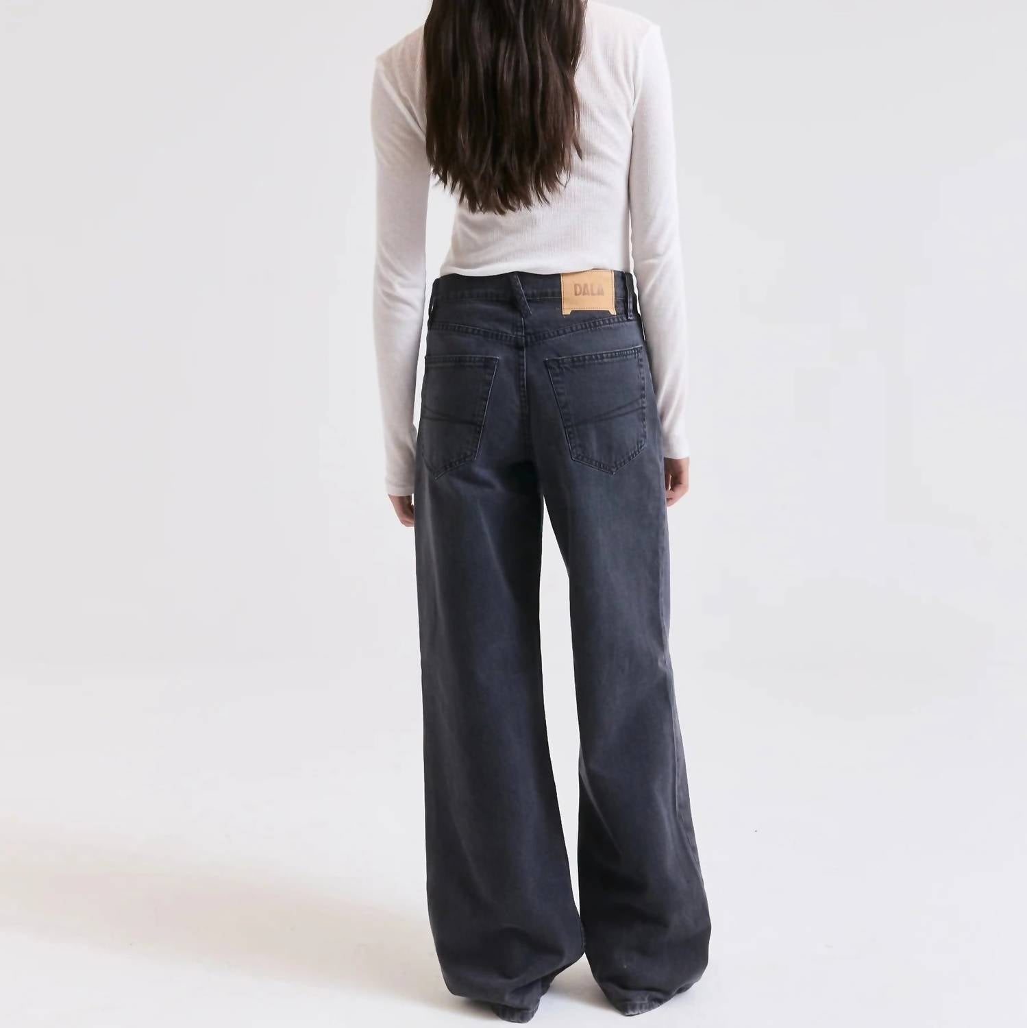 DALA Sling Jean in hurricane - women's jeans - alternate view