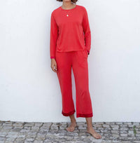 Mersea - Satin Sailor Modal Pajama Set